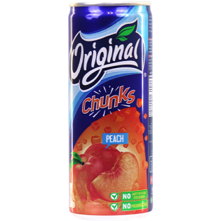 Juice Chunks Peach Original 240ml