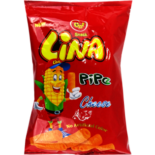 Chips Lina Pipes Cheese 24x65GR