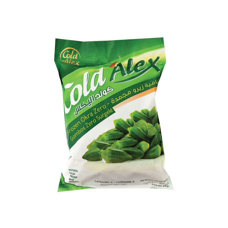 Frozen Okra Zero Gold Alex 400g