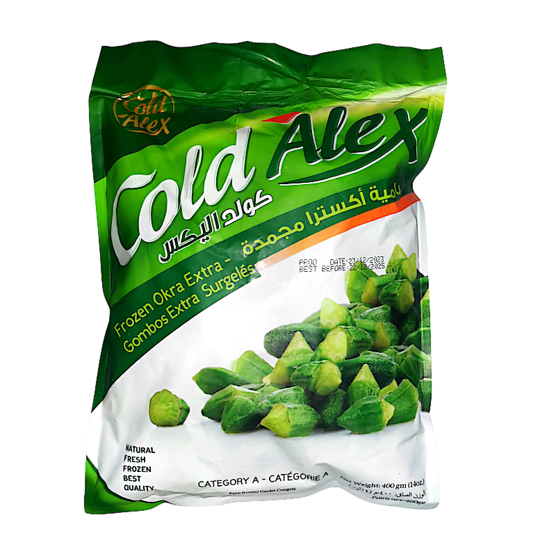 Frozen Okra Extra Gold Alex 400g