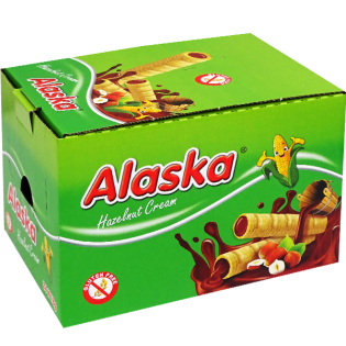 Corn Rolls Hazelnut Crème Alaska 16pcs