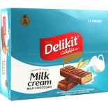 Koekjes Wafers Melk Delikit 12st