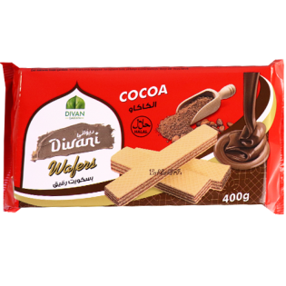 Wafers Diwani cacao 400g*12