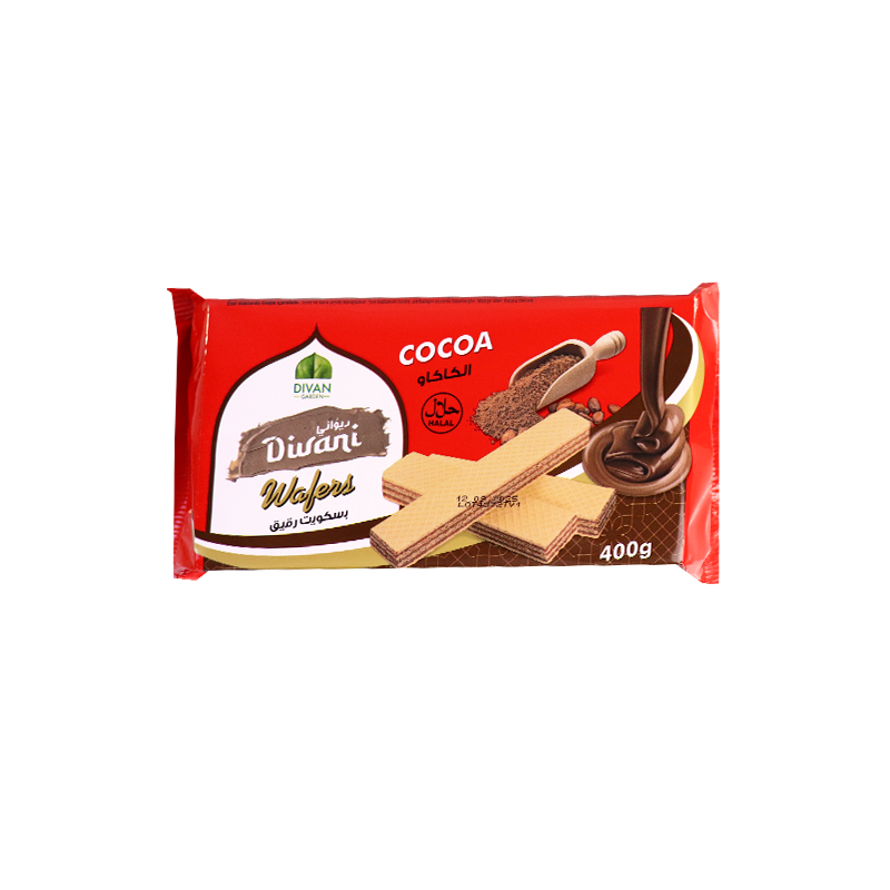 Wafers Diwani cacao 400g*12