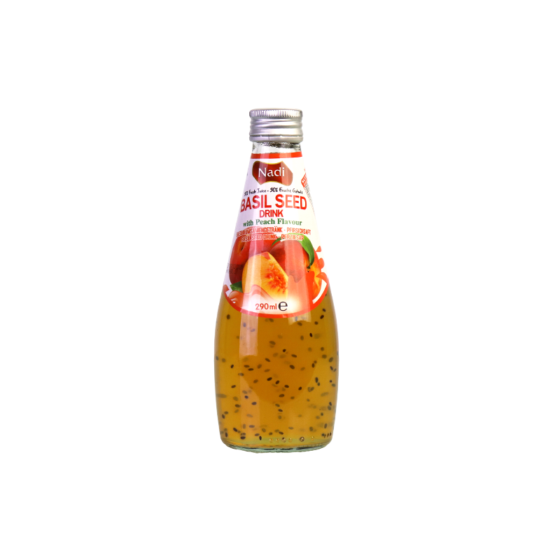 Natural Juice Basil Seed Peach Nadi 290ml