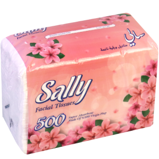 Facial Tissues 1 Layer Sally/Oscar 500pcs