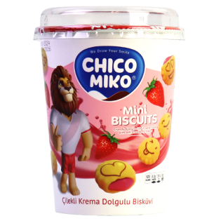 mini biscuits strawberry chico miko 125g