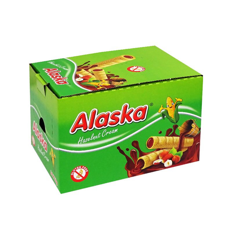 Corn Rolls Hazelnut Crème Alaska 16pcs