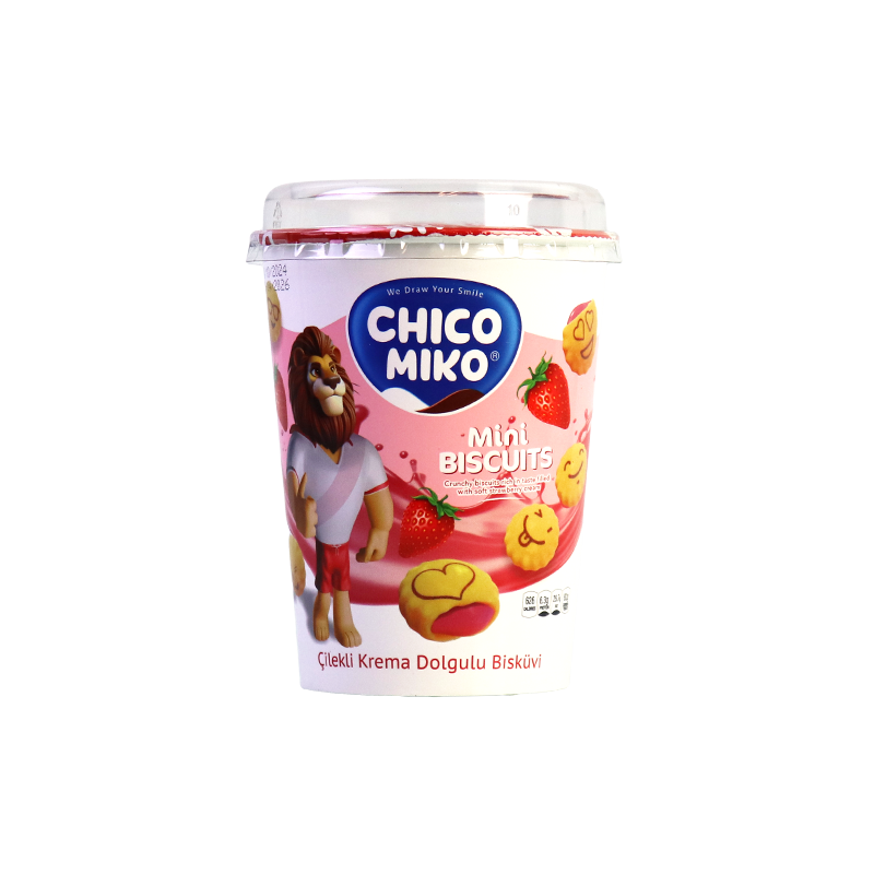 mini biscuits strawberry chico miko 125g