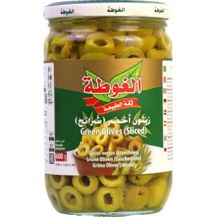 Green olives (slices) Algota 600g