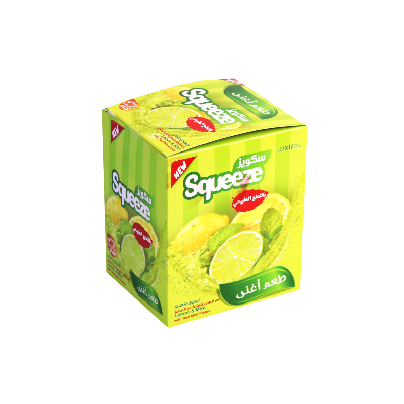 SQZ lemon & mint 25g*12