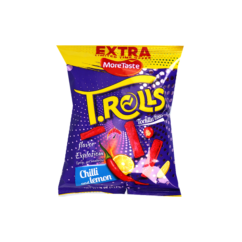 Chips chilli & lemon T.rolls 28g