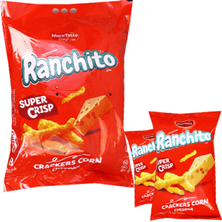 Crackers corn Ranchito cheddar  108 piece