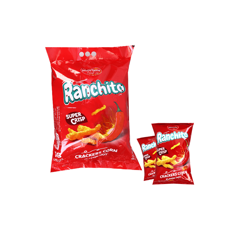 Crackers corn Ranchito  flamin hot 108 piece