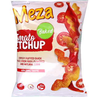 Meza Crispy Corn Fingers Ketchup Flavor 45g