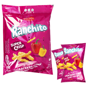 Crackers corn Ranchito sweet pepper 108 piece