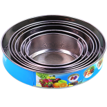 Six strainers large stainless sieve