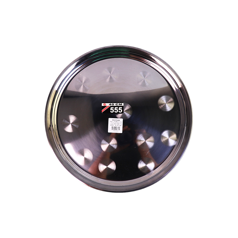 Round Stainless Steel Tray 40 cm Brand 555