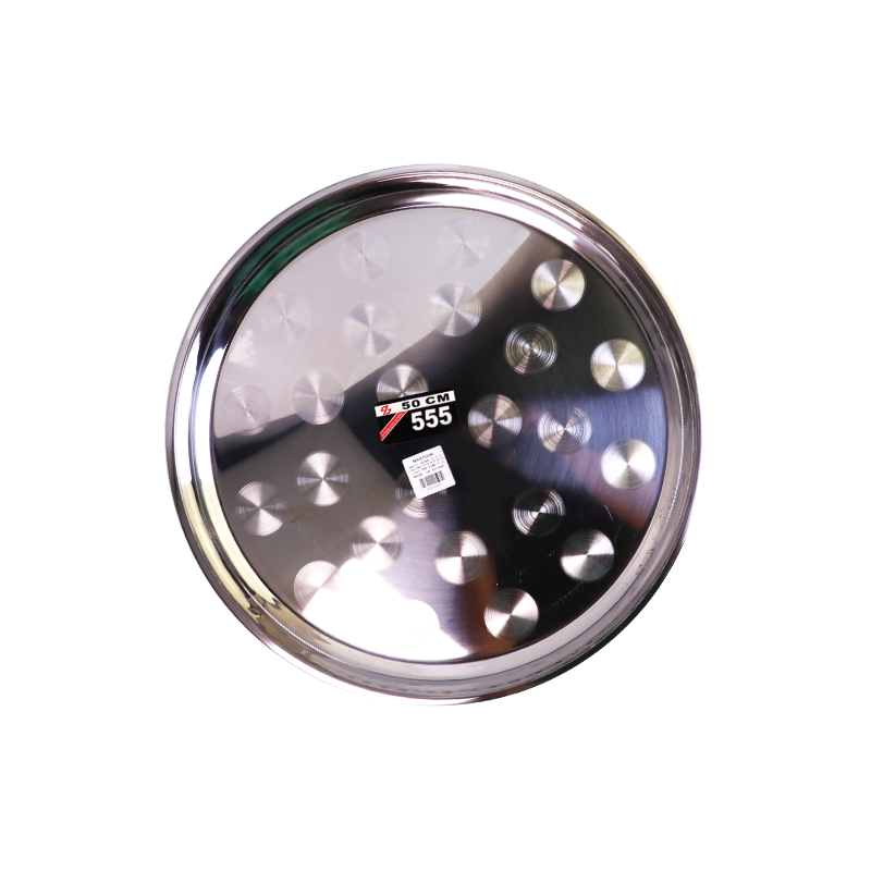 Round Stainless Tray 50 cm Brand 555