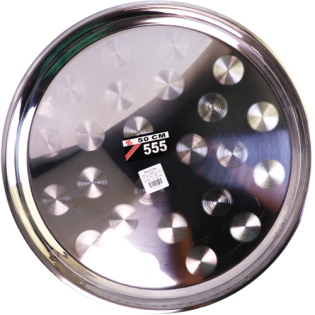 Round Stainless Steel Tray 55 cm Brand 555