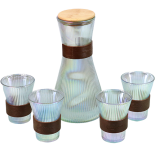 Juice Jug with Four Glass Cups LM39-12