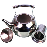 Apple Tea Jug Steel Metal Grip With Strainer 1L LM36-13