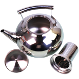 Apple Tea Kettle Steel Metal Grip With Strainer 2L LM36-15