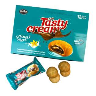 Chocolate Vanilla Tasty Cream 12 Pieces