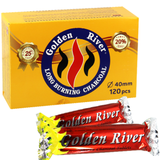 Coldine River Flame Charcoal 120pcs