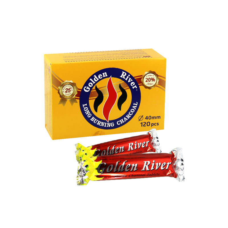 Coldine River Flame Charcoal 120pcs