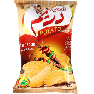 شيبس طبيعي نكهة الباربيكيو الملكية دريم 150غ