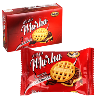 Biscuits With Chocolate Layer Marha Sepal 12 Pieces