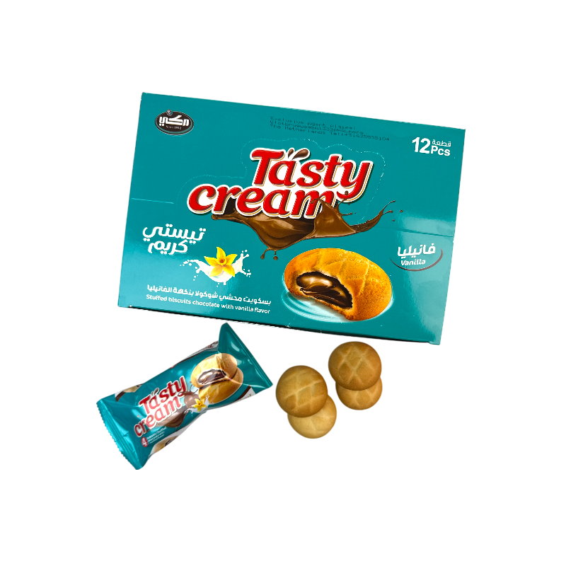 Chocolate Vanilla Tasty Cream 12 Pieces