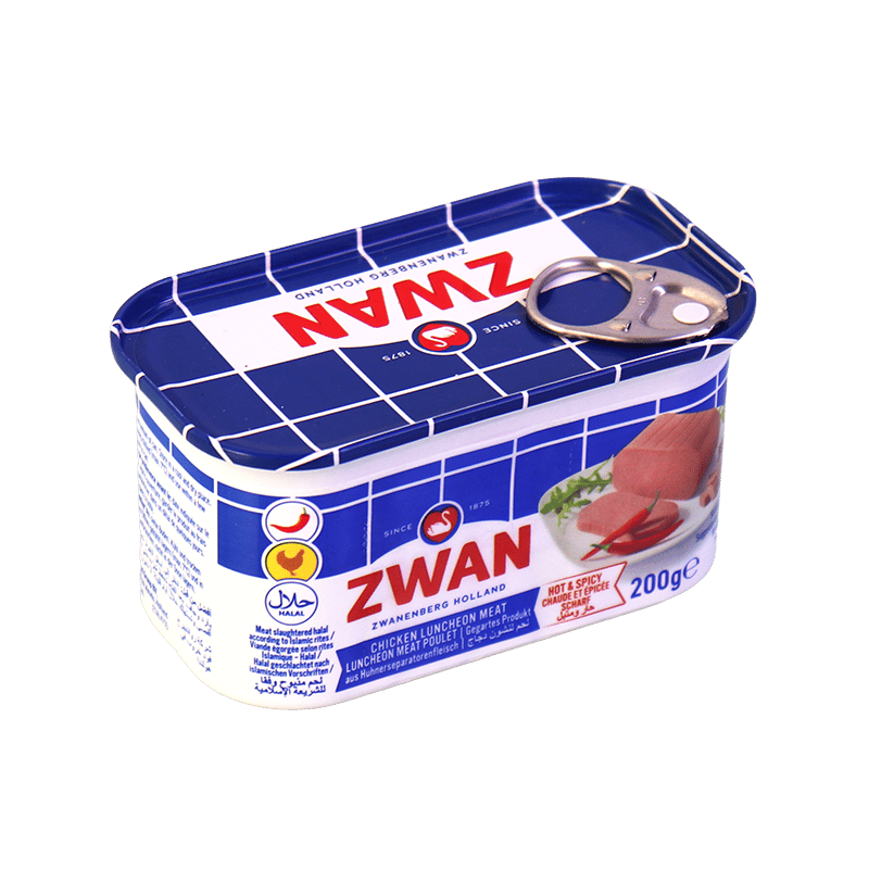 Luncheon Chicken Hot Zwan 200g