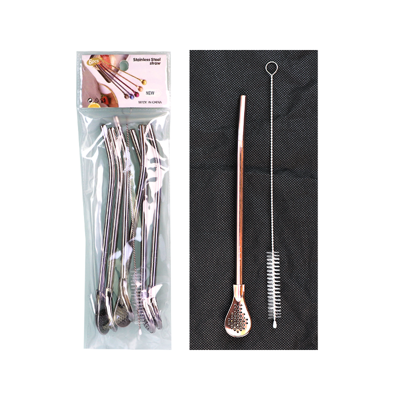 Mate Straws Silver 6pcs