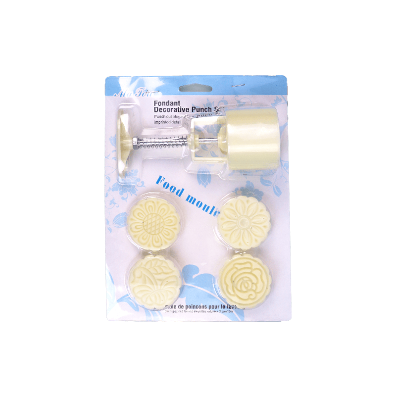 قالب معمول كبس كبير مدور 4قطع HD28-730