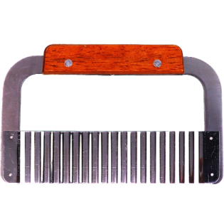 Broasted potato slicer