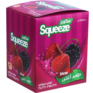 Tutti Frutti Squeeze Juice 12 Packets