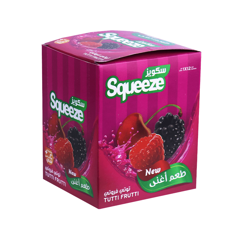 Tutti Frutti Squeeze Juice 12 Packets