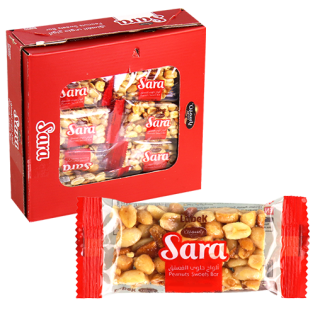 Sara Candy Bars with Peanuts Jasmine 32 Pieces
