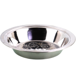 Stainless steel tray 30cm with selver cover 1008