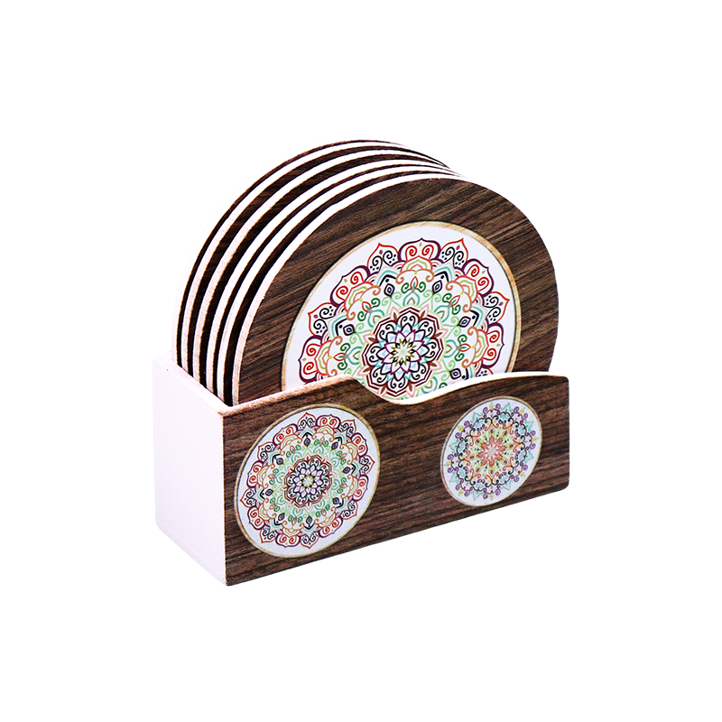 Six Wooden Drawing Plates with Stand LM4-4