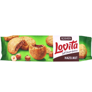 Cookies hazelnut cream Loveta 127g