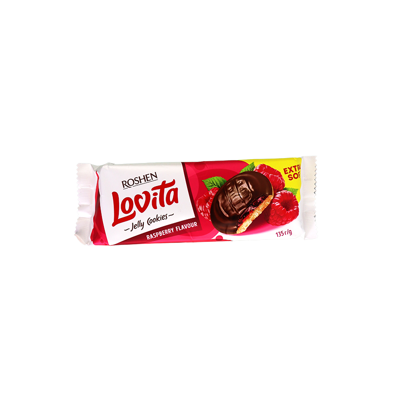 Jelly Cookies Flavored by Lovita Roshen Berries 135g