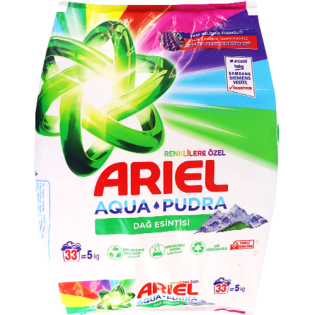 Colored laundry detergent Ariel 5KG