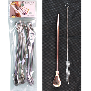 Mate Straws Silver 6pcs