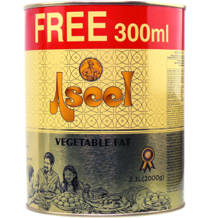 Vegetable Ghee Aseel 2 Kg+300 ml Free