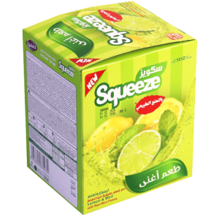 Lemon and mint juice 12 sachets