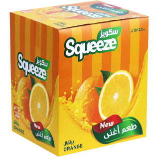 Orange Juice Squeeze 12 Packets