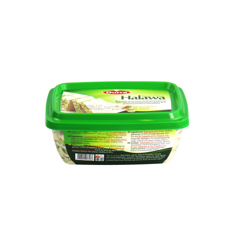 Halva Tahini Topped With Pistachios Durra 350 g